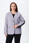 Костюм Vilena fashion 1090 серый-черный