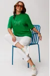 Костюм Michel Chic 1419 зелёно-белый