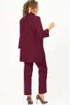 Костюм Vilena fashion 1110 бургунди Костюм Vilena fashion 1110 бургунди