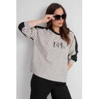 Костюм Магия Моды 2640 бежево-чёрный