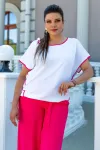 Костюм ANDINA 915-4-23 белый/фуксия