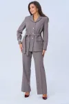 Костюм Vilena fashion 978 серо-розовый