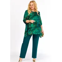 Костюм Элль-стиль 2263-14 изумруд
