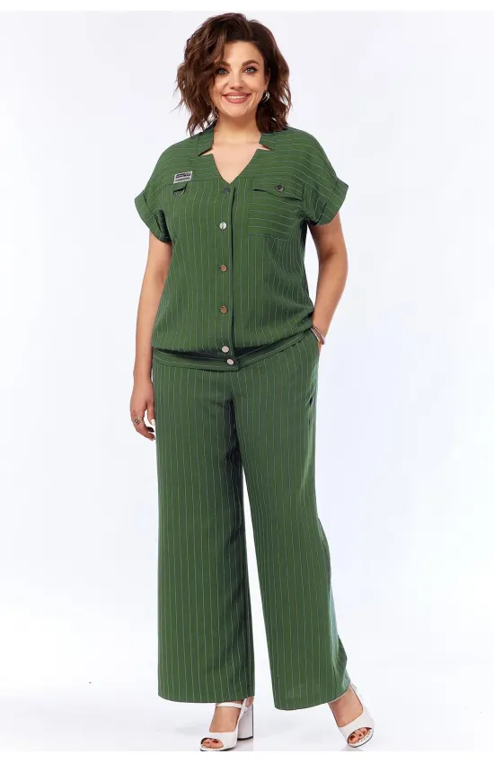 Костюм Matini синий в полоску