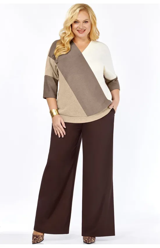 Костюм BAGIRA 1079 Шоколад+беж+кофе+молоко