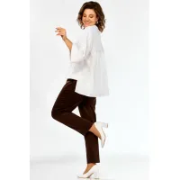 Костюм VIA-Mod 671 белый+коричневый