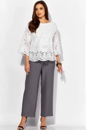 Костюм ТАиЕР 1375 бело-серый