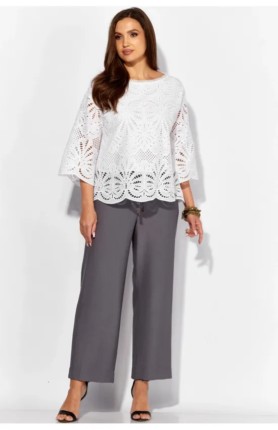 Костюм ТАиЕР 1375 бело-серый