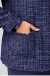 Костюм FITA 337-1 черно-баклажановый