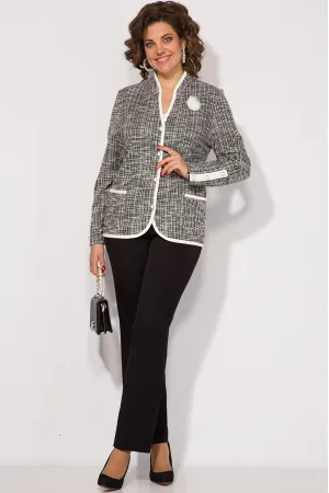 Костюм Лилиана бежево-белый Костюм Лилиана бежево-белый