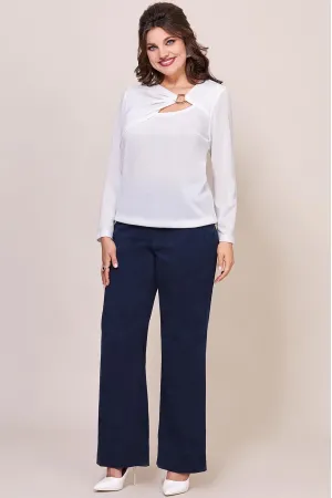 Костюм Mira Fashion 5586 белый+черный