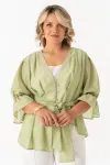 Костюм ALGRANDA 4168 Салатовый,Молочный