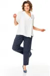 Костюм Michel Chic 1454 белый, синий гленчек