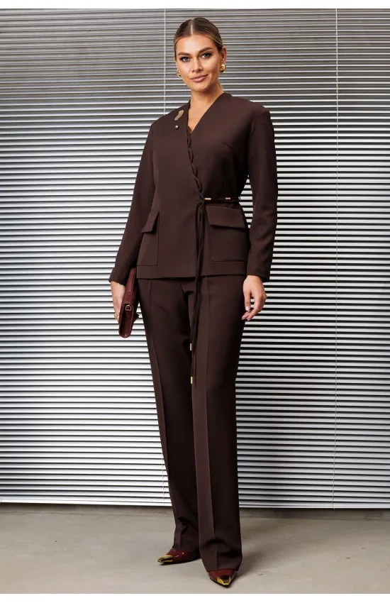 Костюм Мода-Юрс 25-2939 коричневый