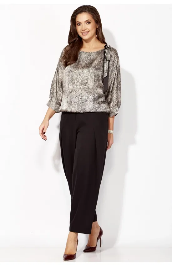 Костюм ТАиЕР 1338 бежево-черный