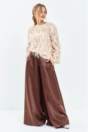 Костюм Euromoda 663 бежево-коричневый