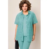 Костюм VOLNA голубой джинсовый