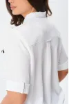 Костюм Vilena fashion 1079 белый+белый/полоска