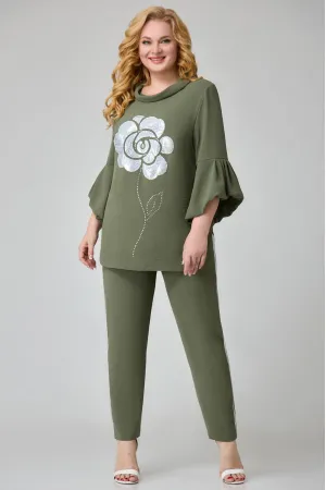 Костюм Svetlana Style 1811 оливка