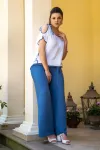 Костюм ANDINA 915-3 белый/индиго