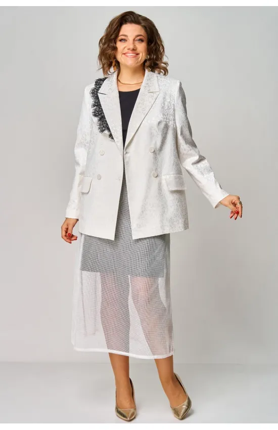 Костюм Angelina & Company 1272 белый/черный