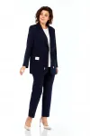 Костюм Ольга Стиль С958 темно-синий/ полоска Костюм Ольга Стиль С958 темно-синий/ полоска
