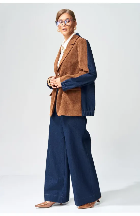 Костюм GIZART 5368 коричневый, синий