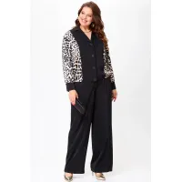 Костюм Lady Style Classic 2904 Черный с бежевым