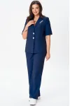 Костюм Vilena fashion 1076 синий меланж