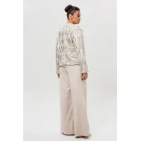 Костюм MisLana 1279к серебро/беж