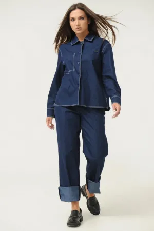 Костюм Ma cherie 3017 темно-синий