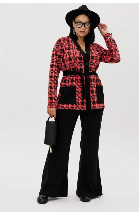 Костюм Anastasia 1291 черно-розовый Костюм Anastasia 1291 черно-розовый