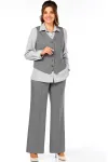 Костюм Ольга Стиль С946 серый