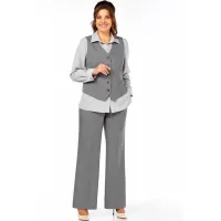 Костюм Ольга Стиль С946 серый