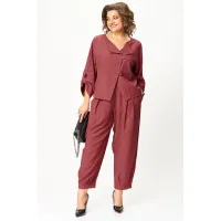 Костюм Michel Chic 1436 брусничный