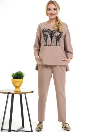 Костюм Alani 2330 бежевый