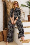 Костюм LaKona 11582 черно-белый