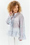 Костюм Euromoda 769 молочный+дымчато-голубой