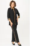 Костюм Svetlana Style 3017 черный+леопард