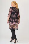 Костюм Svetlana Style синий+красный+цветы