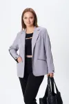 Костюм Vilena fashion 1090 серый-черный