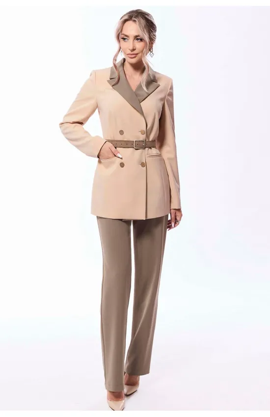 Костюм Golden Valley 6682-1 бежево-коричневый