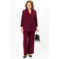 Костюм Vilena fashion 1094 бургунди
