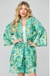 Костюм Angelina & Company мята, цветочный принт