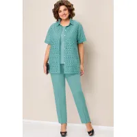 Костюм VOLNA голубой джинсовый