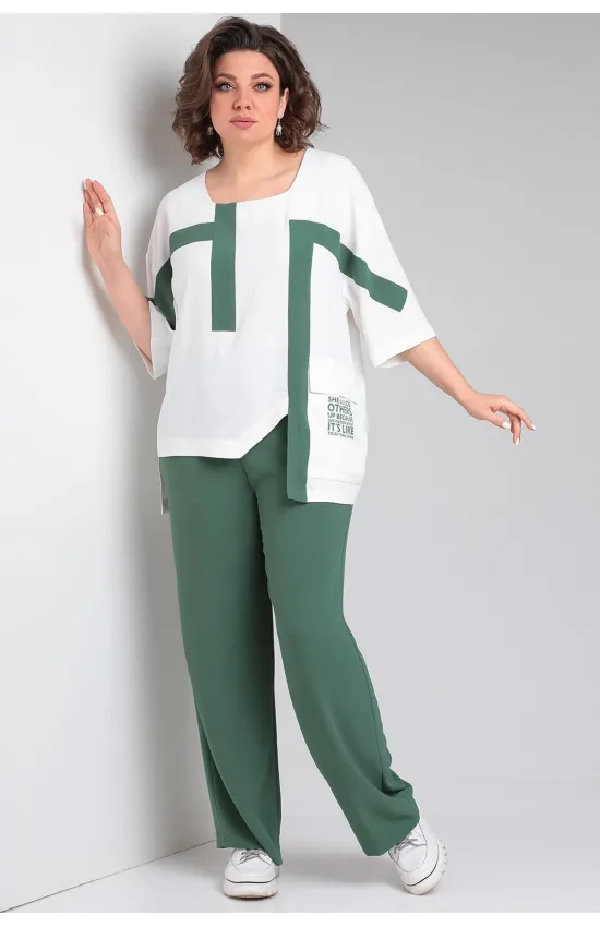 Костюм Rishelie 956 зелёный