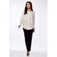 Костюм LUCKY FOX 1345 белая блузка + черные брюки