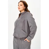 Костюм SOVA 11312 серебристый