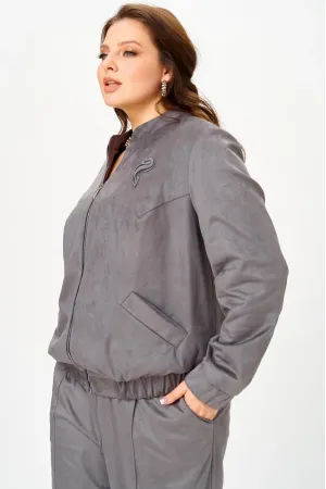 Костюм SOVA 11312 серебристый