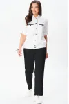 Костюм Vilena fashion 1079 белый+черный